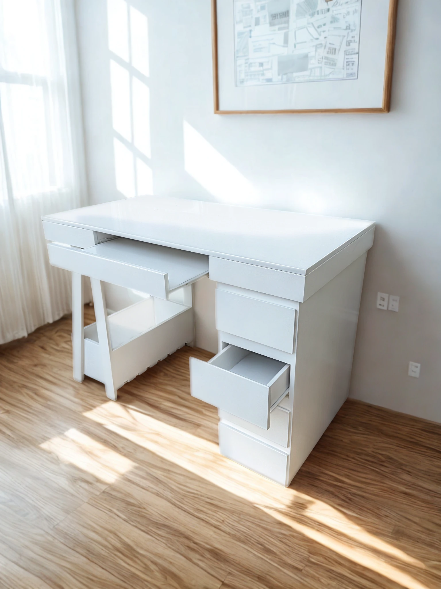 Escritorio Blanco vista 2