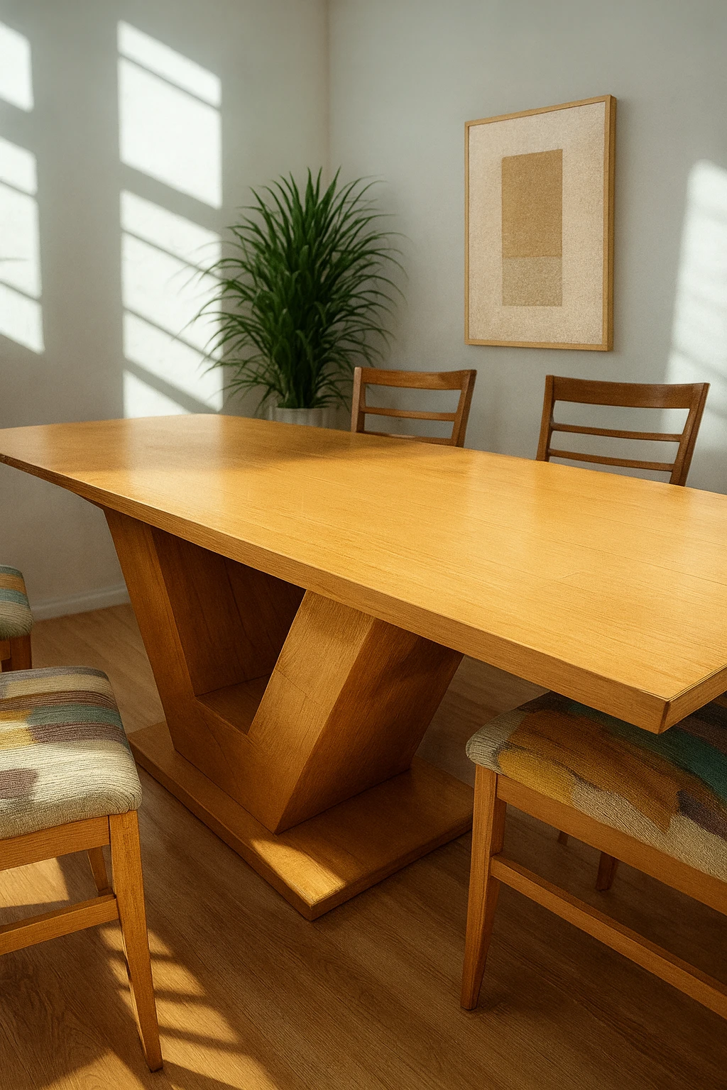 Mesa Extensible de Madera vista 1