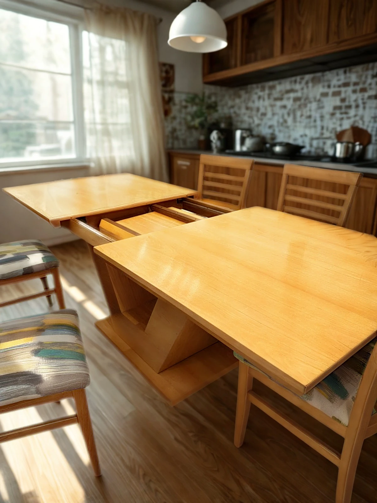 Mesa Extensible de Madera vista 2